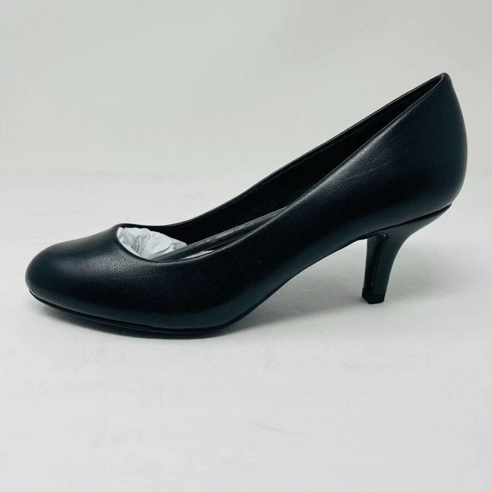 New Easy Street Womans Sz 8.5M Passion Pumps New Navy Comfort Heels NIB